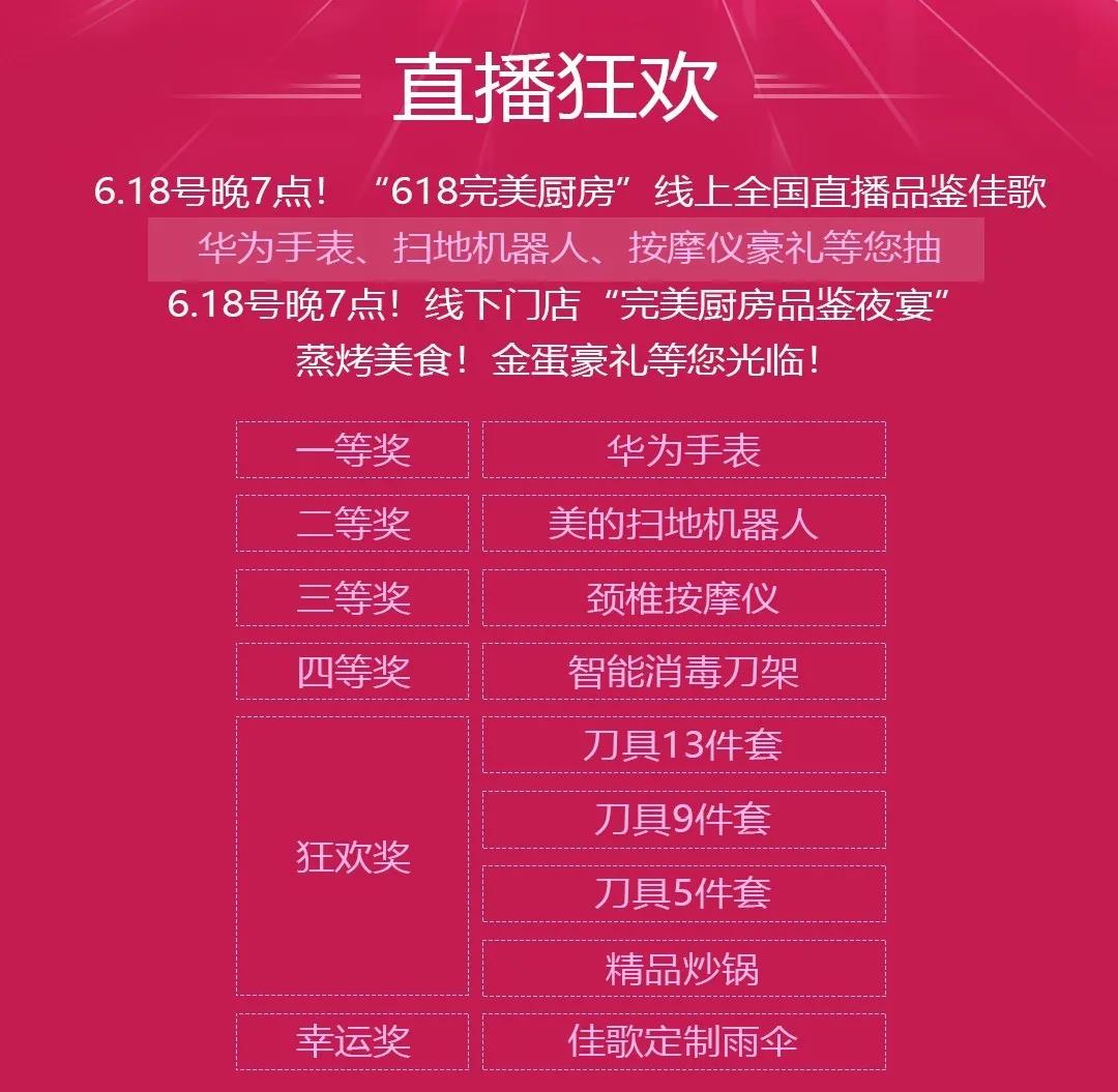 618完美廚房，超值好價(jià)帶走佳歌高品質(zhì)廚房八件套！