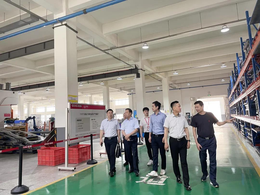 中國五金制品協(xié)會副理事長孟凡波一行蒞臨佳歌集團(tuán)參觀指導(dǎo)！