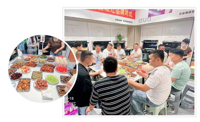 佳歌集成灶河南三門峽小區(qū)團(tuán)購會(huì)圓滿成功！